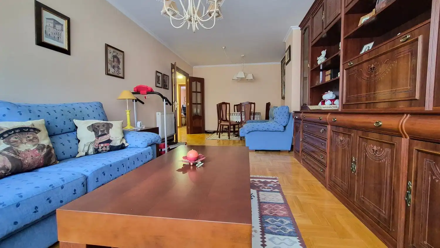 Wohnzimmer von Wohnung zum Verkauf in Villaviciosa mit Heizung, Abstellraum und Schwimmbad