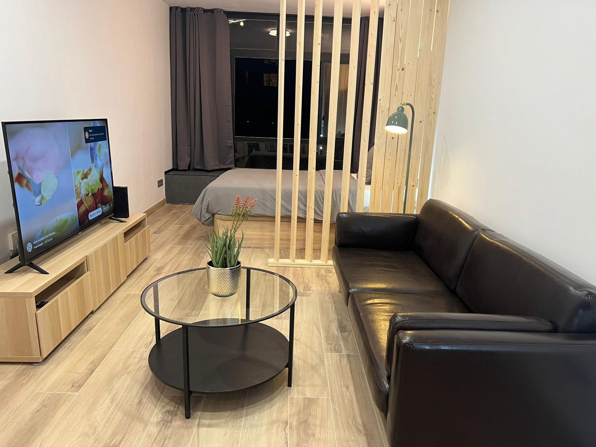 Sala d'estar de Apartament de lloguer en Torremolinos amb Aire condicionat i Calefacció