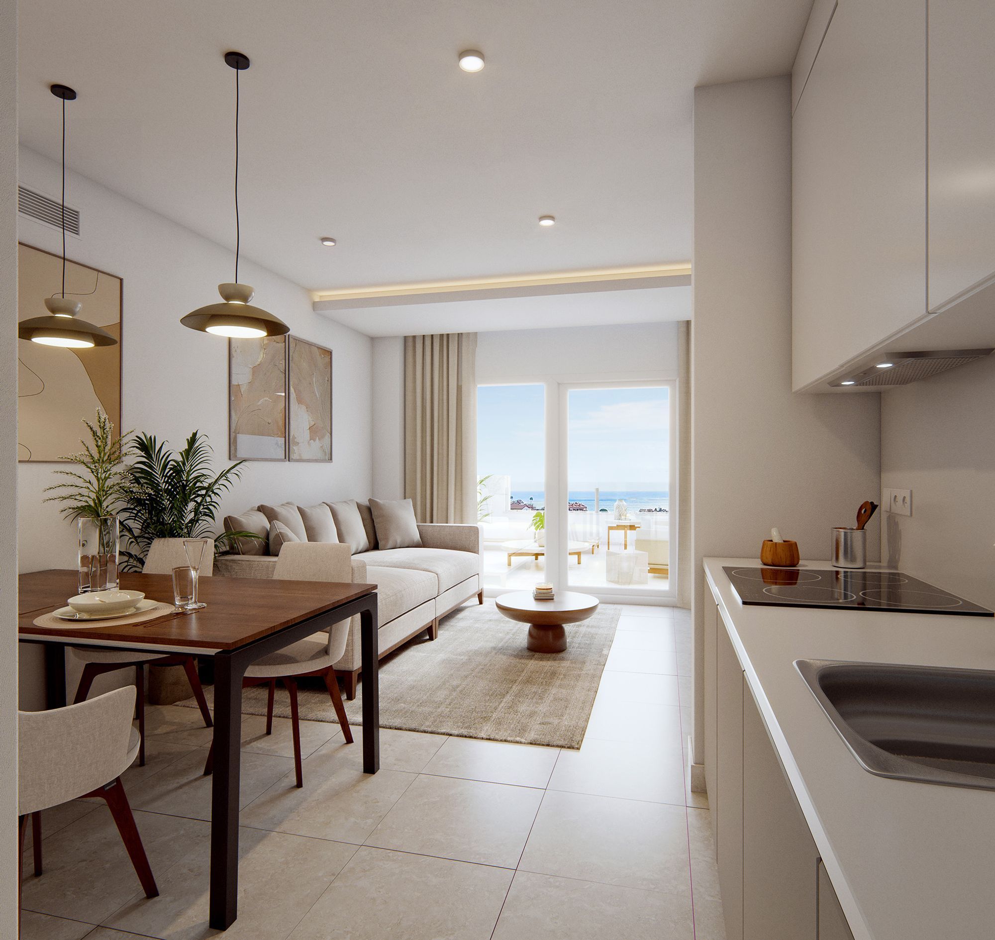 Living room of Apartment for sale in Fuengirola  with Terrace and Balcony