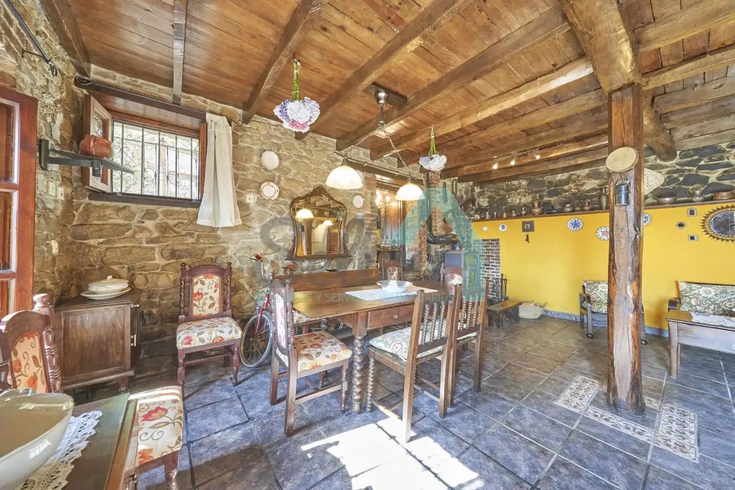 Dining room of Houses for sale in Langreo  with Private garden and Balcony
