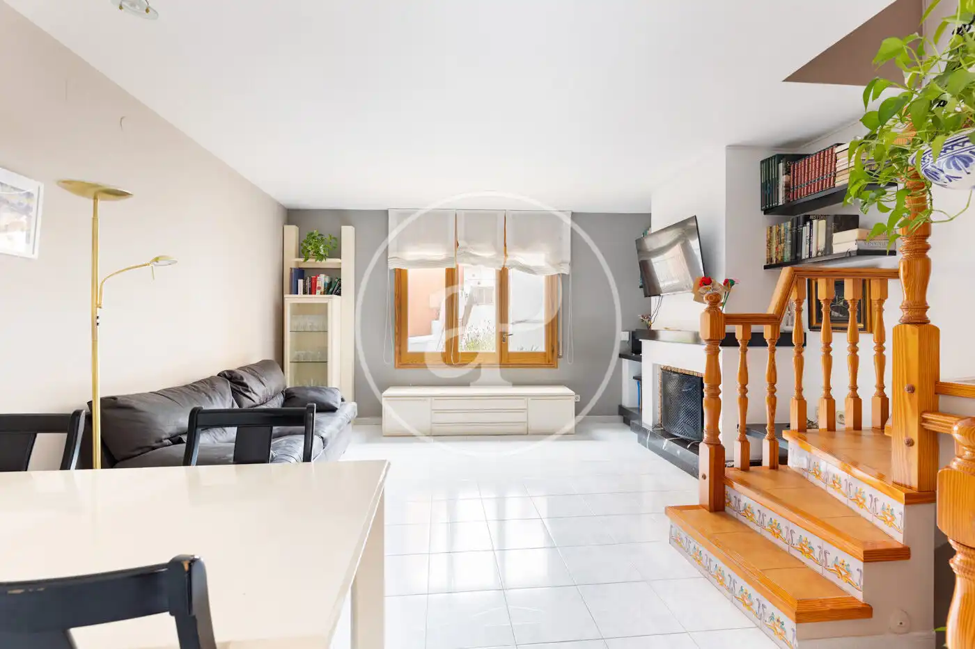 Sala de estar de Casa o chalet en venta en Sant Cugat del Vallès con Aire acondicionado, Calefacción y Terraza