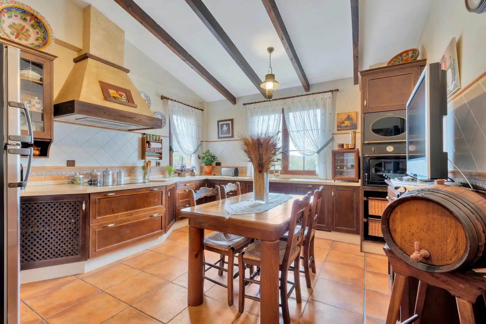Cocina de Casa o chalet en venta en Tibi con Calefacción, Jardín privado y Terraza