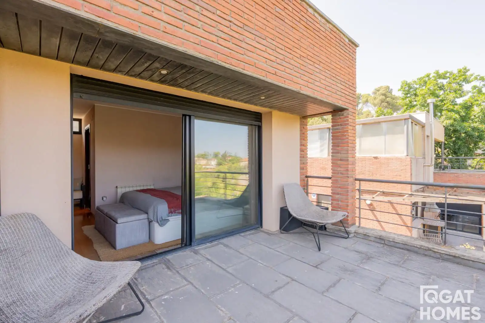 Terraza de Casa o chalet en venta en Sant Cugat del Vallès con Calefacción, Terraza y Trastero
