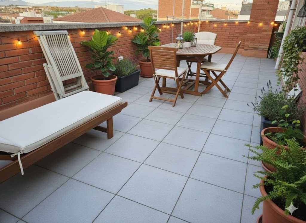 Terrace of Duplex for sale in Santa Perpètua de Mogoda  with Air Conditioner, Heating and Terrace