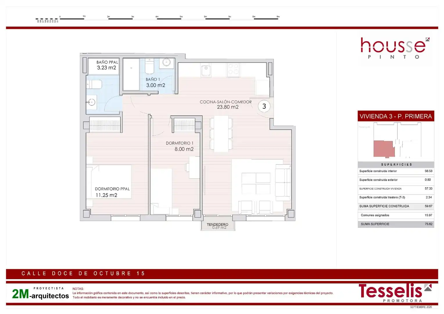 Appartement avec ascenseur à vendre à Calle 12 DE OCTUBRE, imagen 3