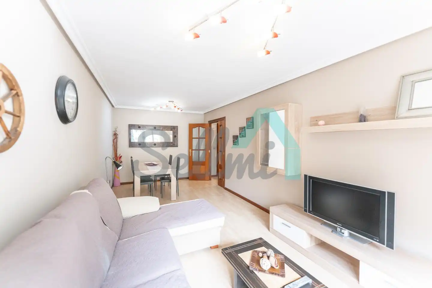 Sala de estar de Piso en venta en Mieres (Asturias) con Calefacción y Trastero