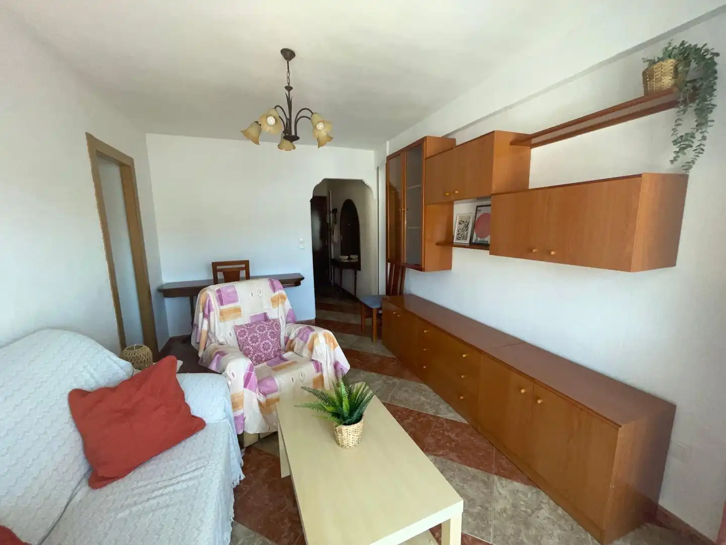 Sala de estar de Piso de alquiler en Málaga con Aire acondicionado, Calefacción y Terraza