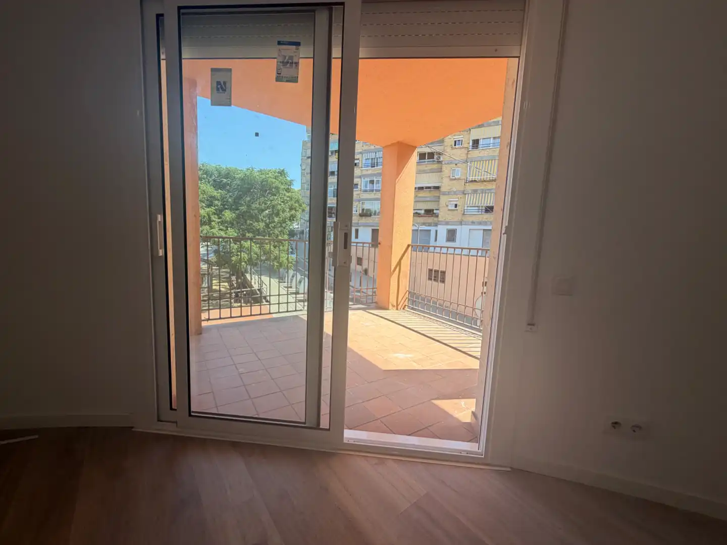 Terrasse von Wohnung zum Verkauf in Mataró mit Parkett, Terrasse und Balkon