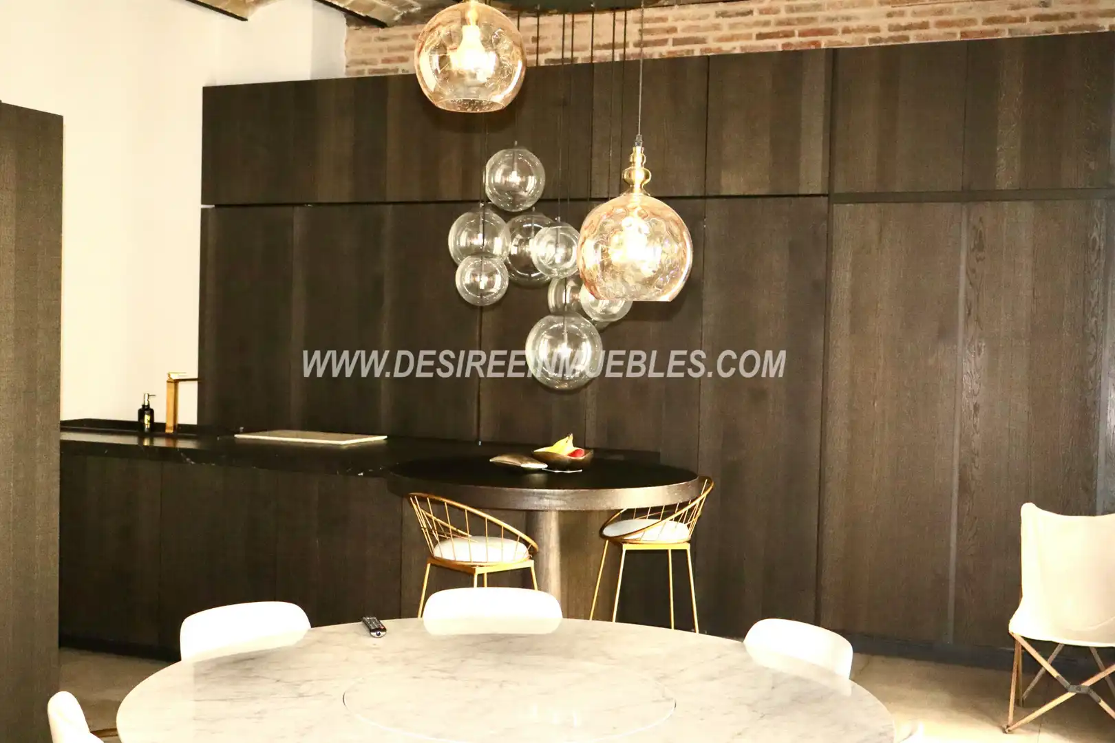 Dining room of Flat for rent in Valencia  with Air Conditioner, Heating and Parquet flooring
