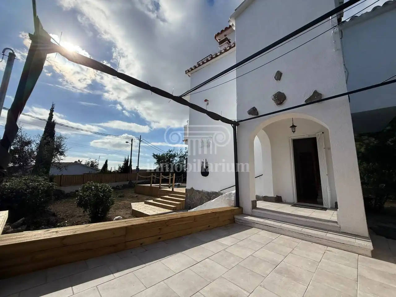 Vista exterior de Casa o chalet en venta en Lloret de Mar con Aire acondicionado, Jardín privado y Parquet