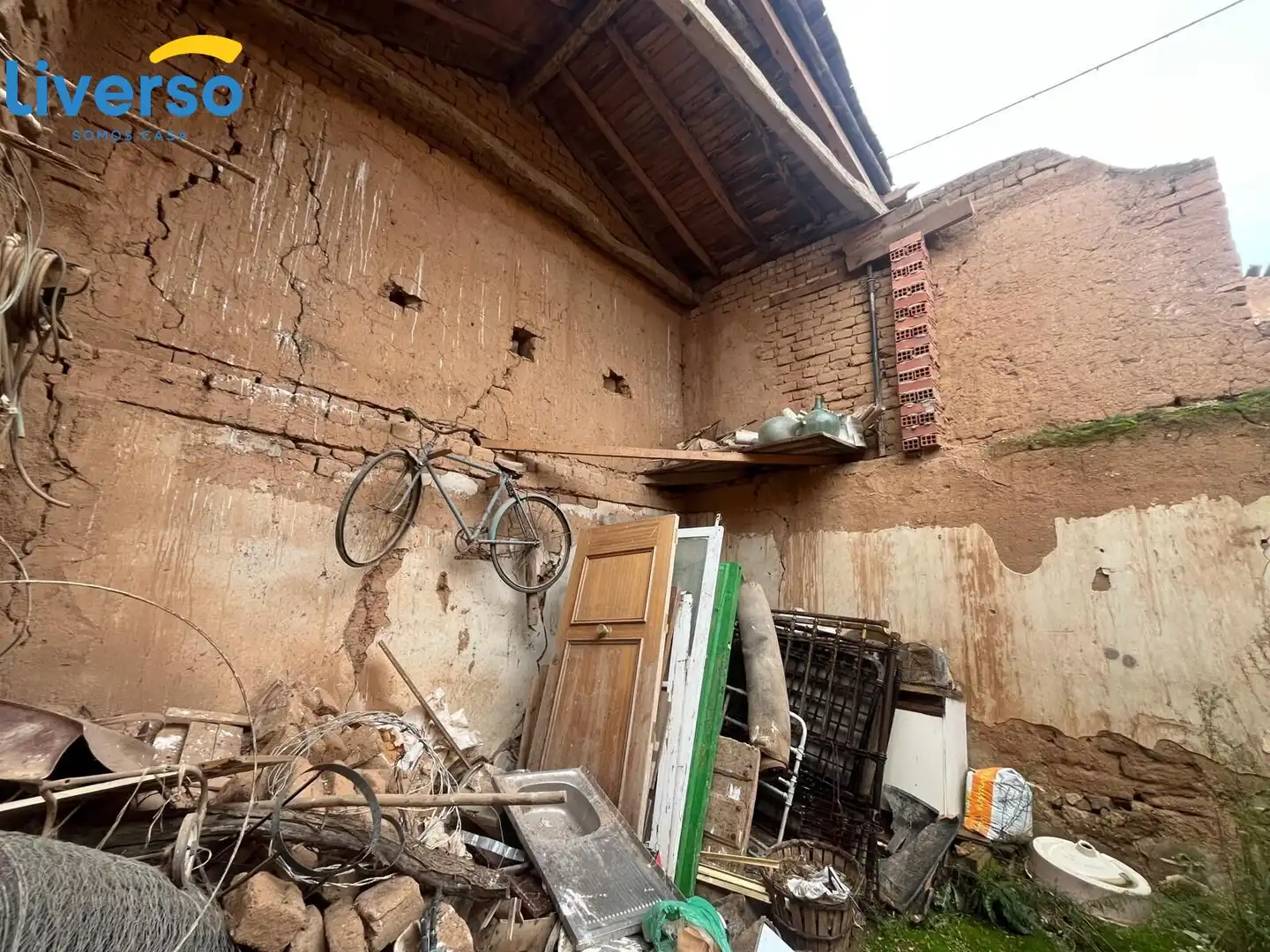 Vista exterior de Casa o chalet en venta en Villasandino con Amueblado