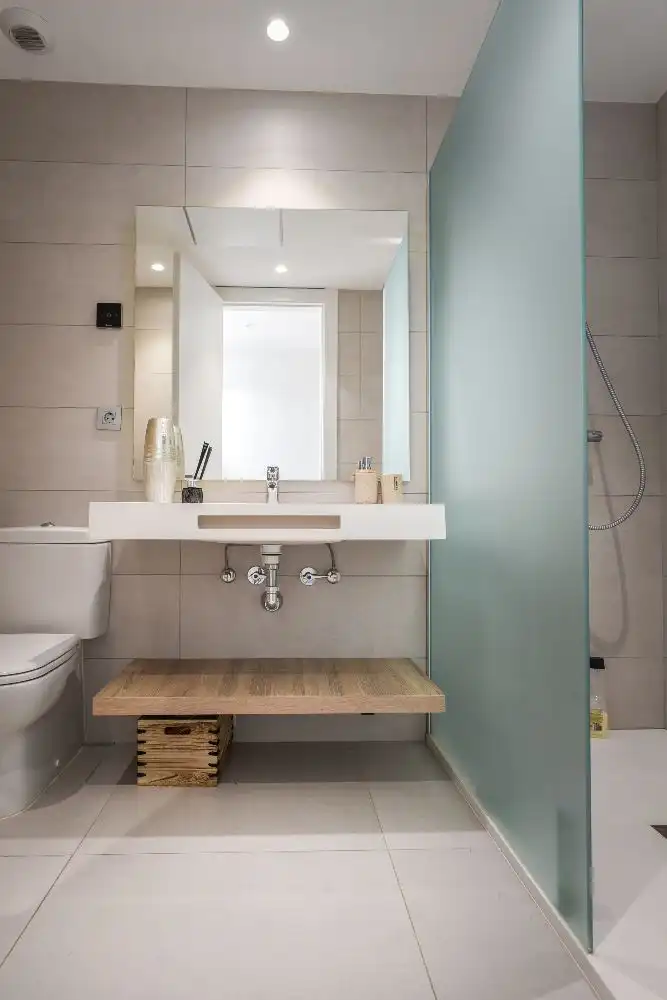 Badezimmer von Wohnungen zum Verkauf in Marbella mit Klimaanlage, Möbliert und Ofen