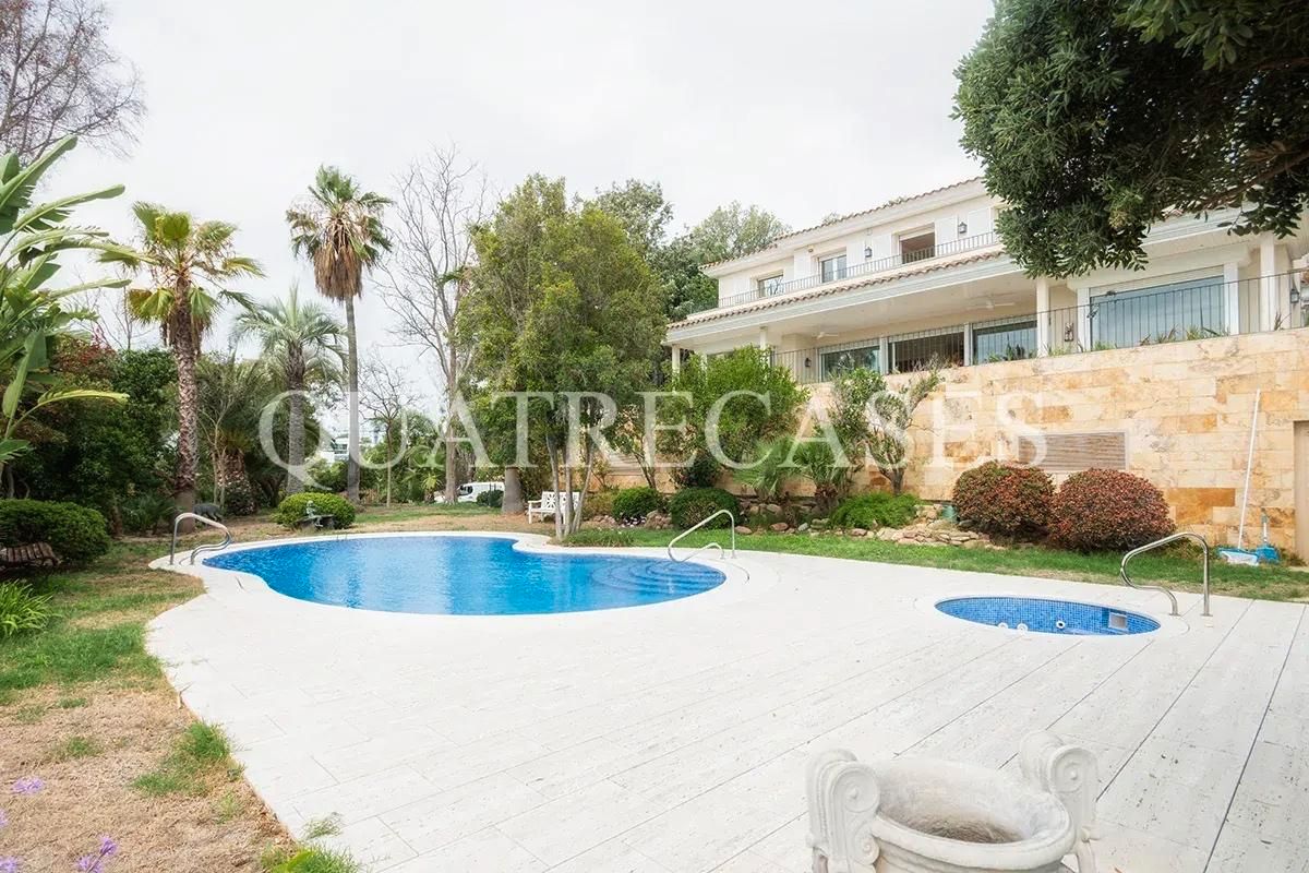 Exterior view of House or chalet for sale in Sitges  with Heating, Private garden and Terrace