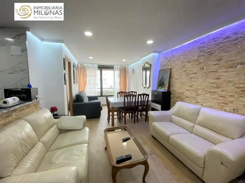 Wohnzimmer von Wohnungen zum Verkauf in Benidorm mit Klimaanlage, Heizung und Möbliert