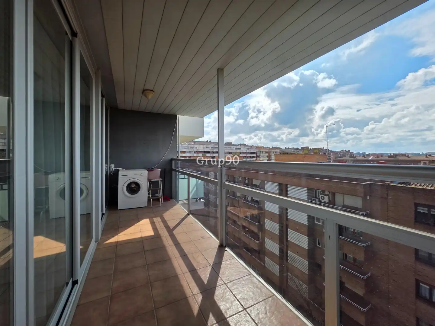 Terrasse von Dachboden zum Verkauf in Lleida mit Klimaanlage, Heizung und Parkett