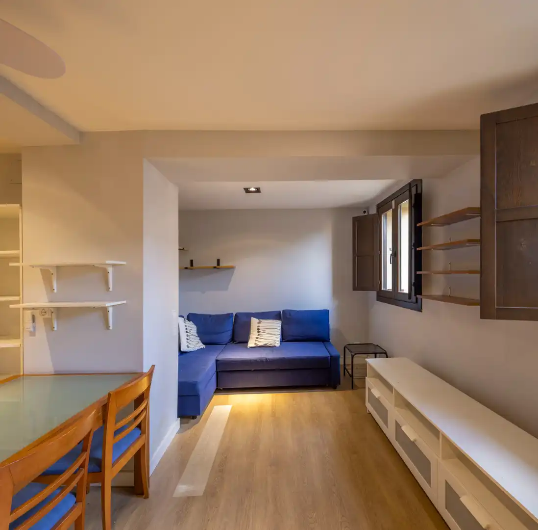 Sala de estar de Piso en venta en Berga con Calefacción, Amueblado y Horno