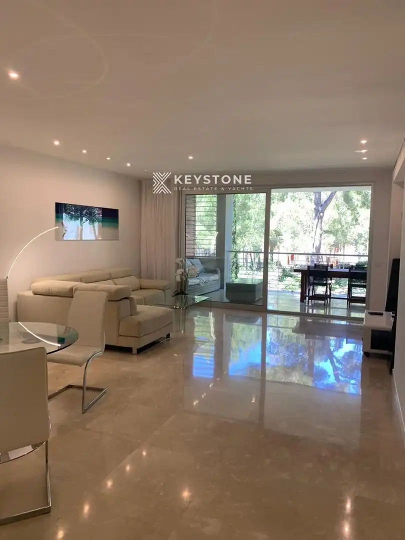 Wohnzimmer von Wohnung zur Miete in Calvià mit Klimaanlage, Heizung und Terrasse
