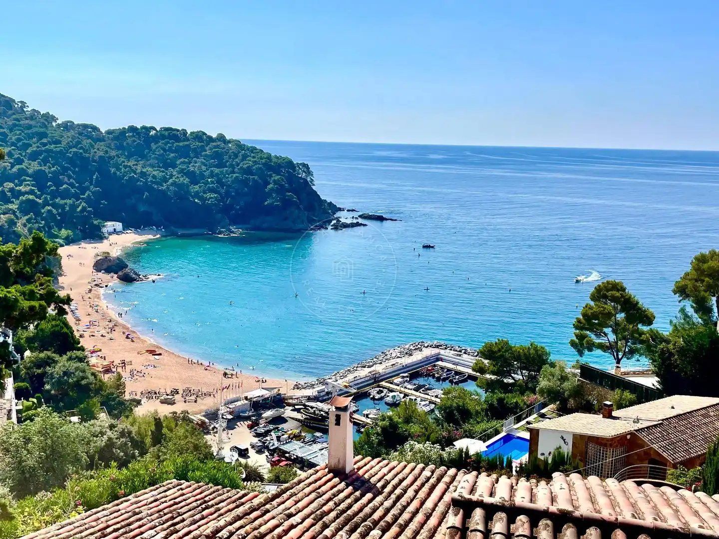 Vista exterior de Casa o xalet en venda en Lloret de Mar amb Aire condicionat, Calefacció i Jardí privat