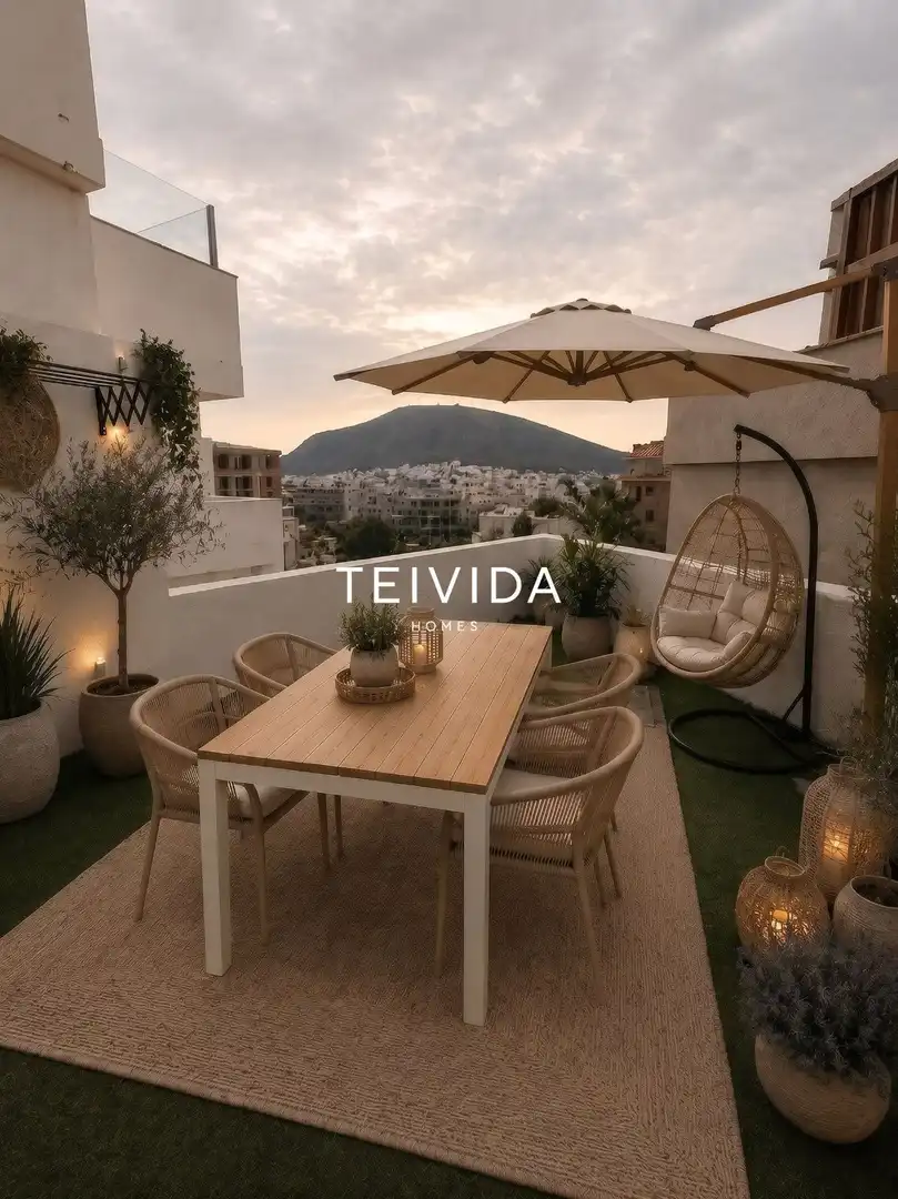 Terraza de Piso de alquiler en Arona con Terraza, Piscina y Amueblado