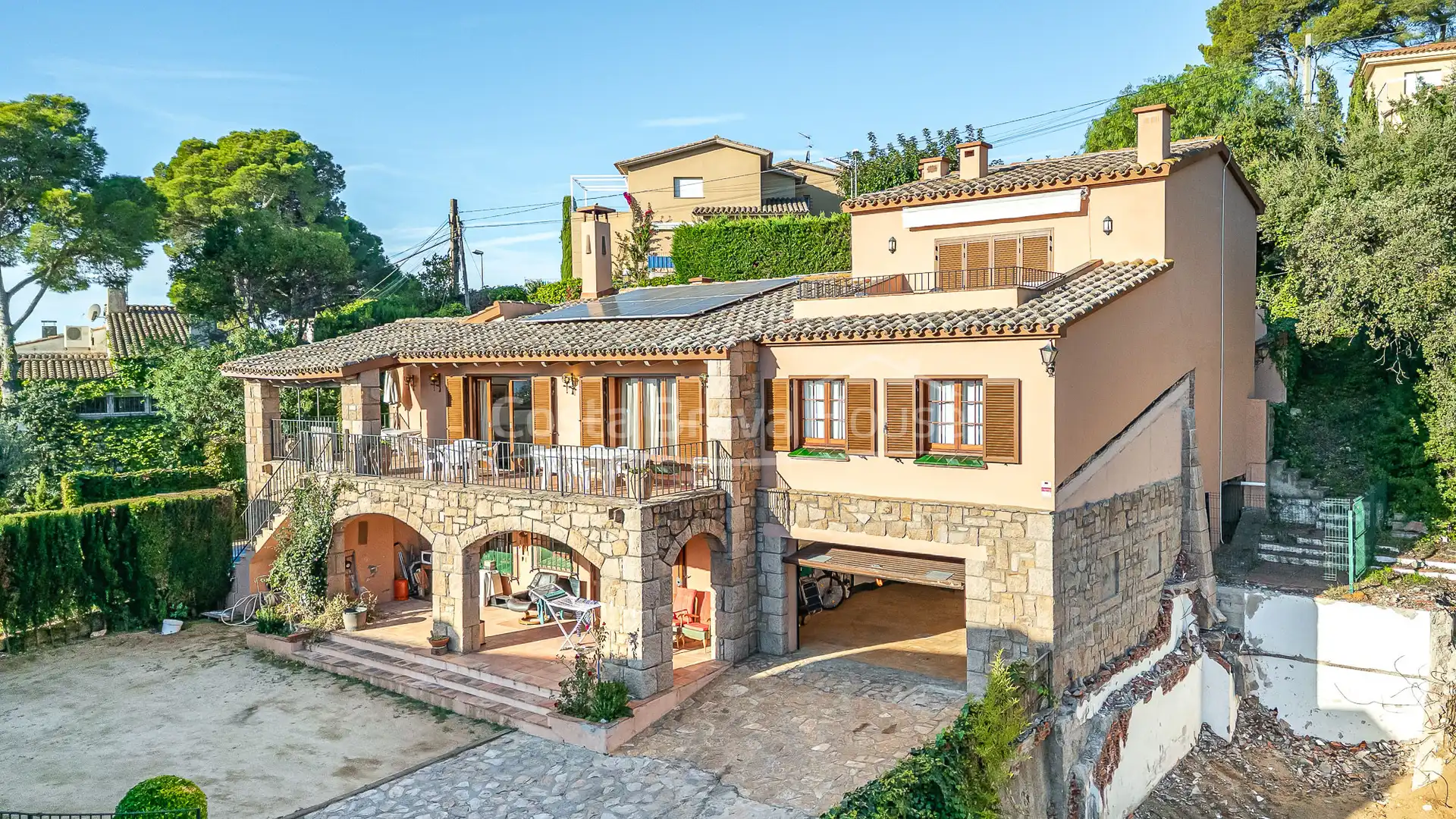 Vista exterior de Casa o xalet en venda en Palafrugell amb Calefacció, Jardí privat i Terrassa