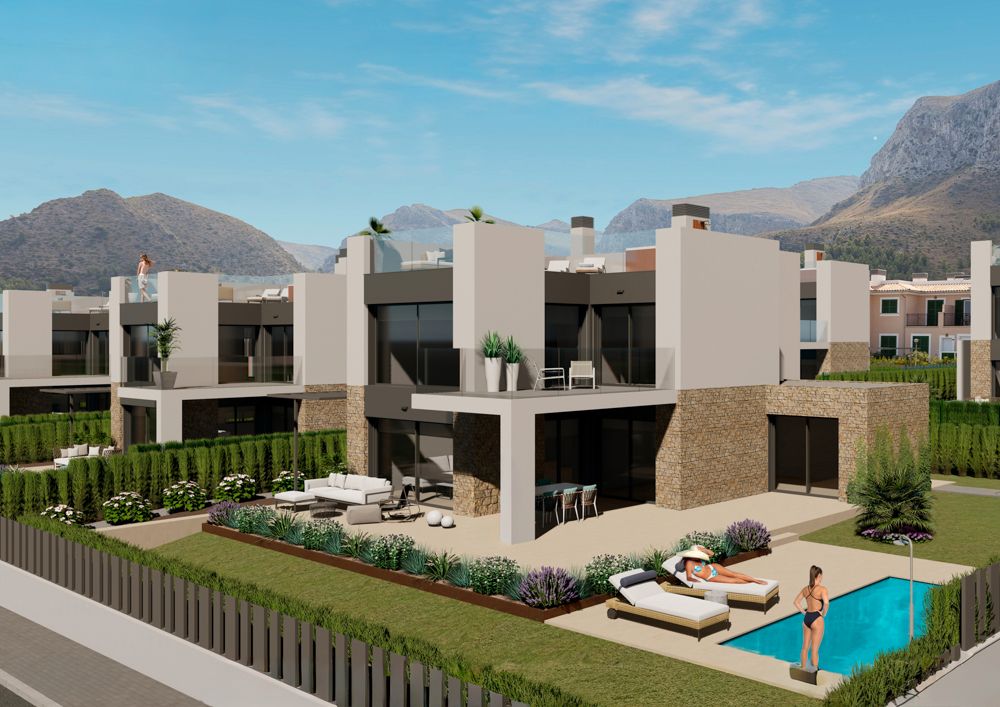 Exterior view of Single-family semi-detached for sale in Artà  with Private garden, Terrace and Swimming Pool