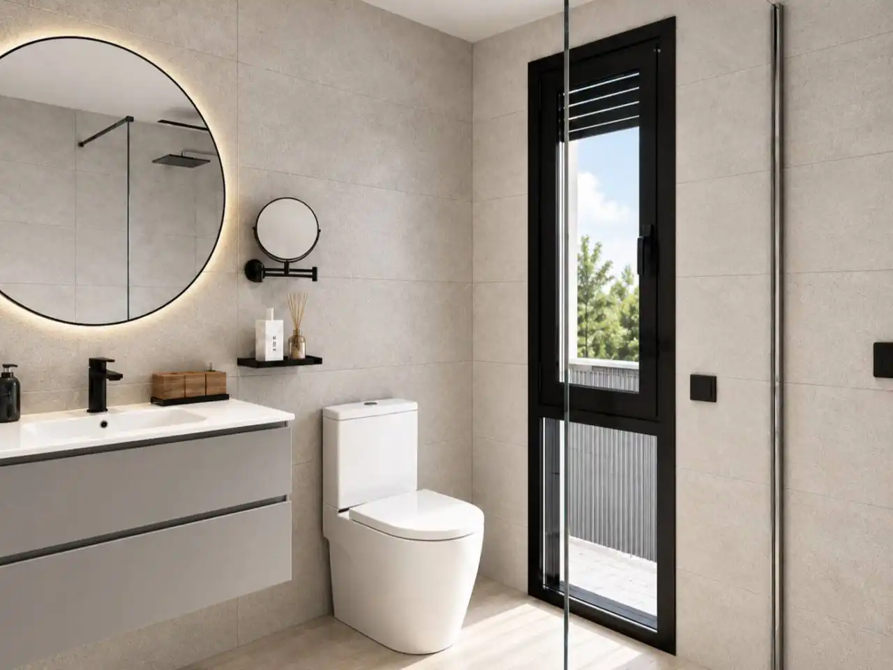 Baño de Casa o chalet en venta en Santpedor con Aire acondicionado, Calefacción y Jardín privado