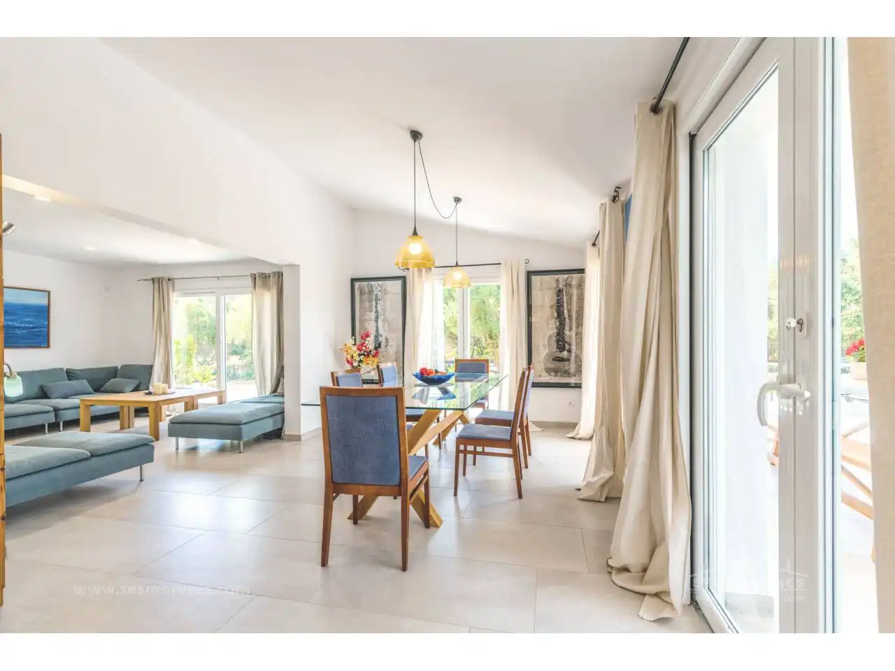 Menjador de Finca rústica en venda en Ciutadella de Menorca amb Calefacció, Jardí privat i Terrassa