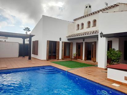 Vista exterior de Casa adosada en venda en  Murcia Capital amb Aire condicionat, Calefacció i Jardí privat