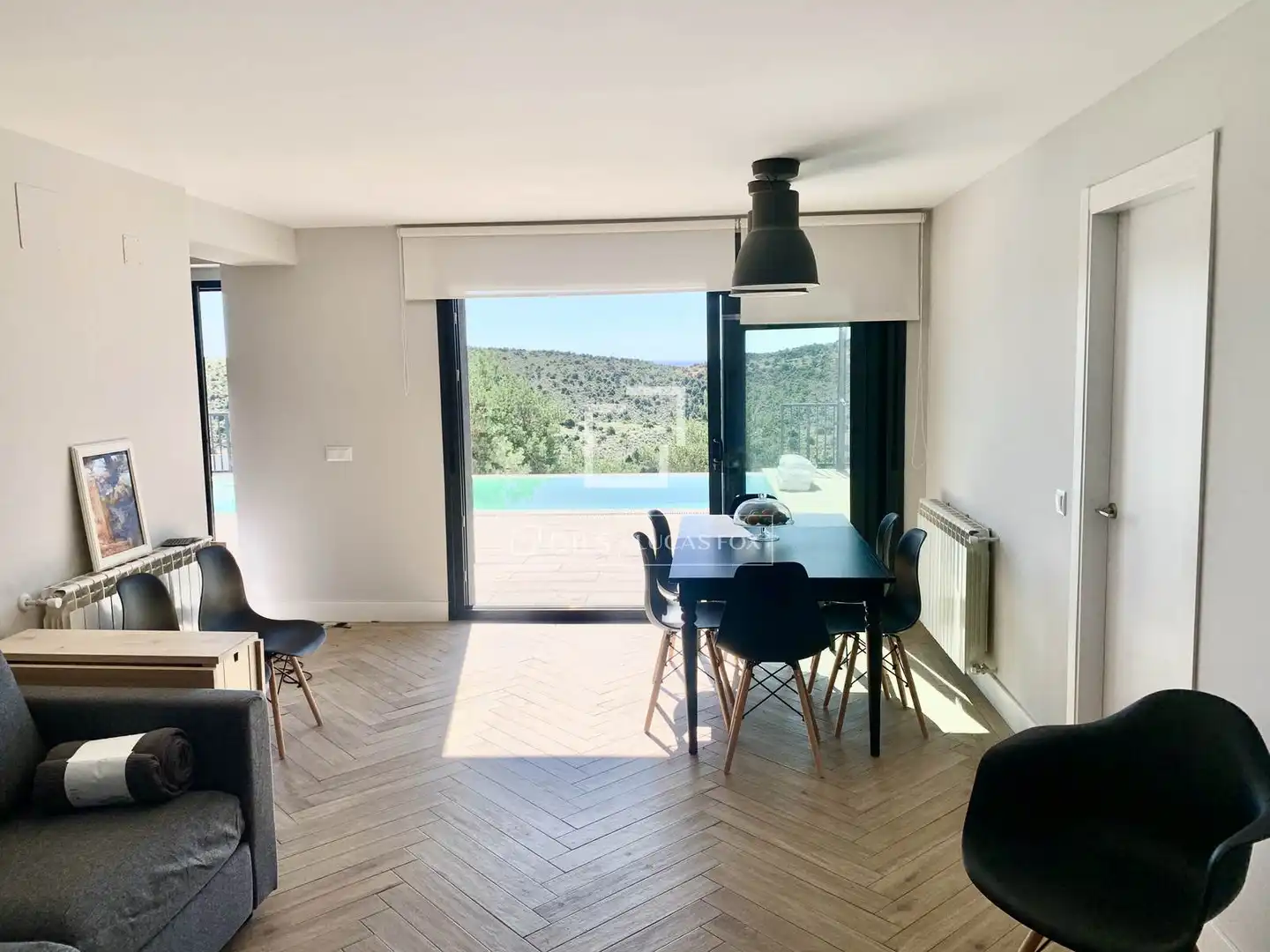 Menjador de Casa o xalet en venda en Torremocha de Jarama amb Calefacció, Jardí privat i Terrassa