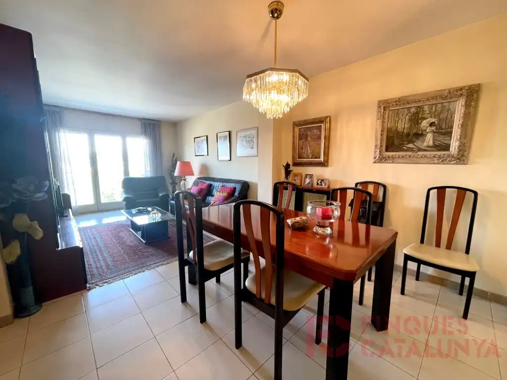 Esszimmer von Wohnung zum Verkauf in Girona Capital mit Terrasse und Balkon