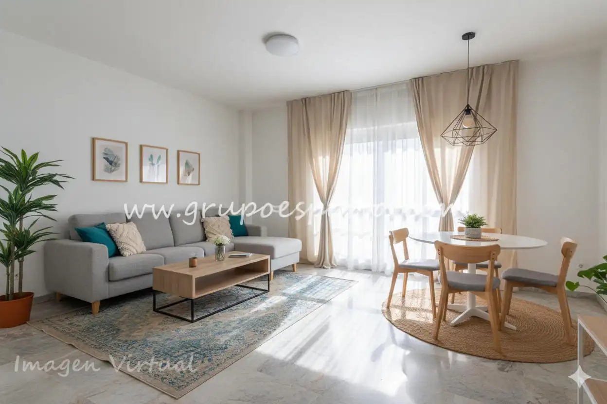 Living room of Flat for sale in Sevilla  with Air Conditioner and Balcony