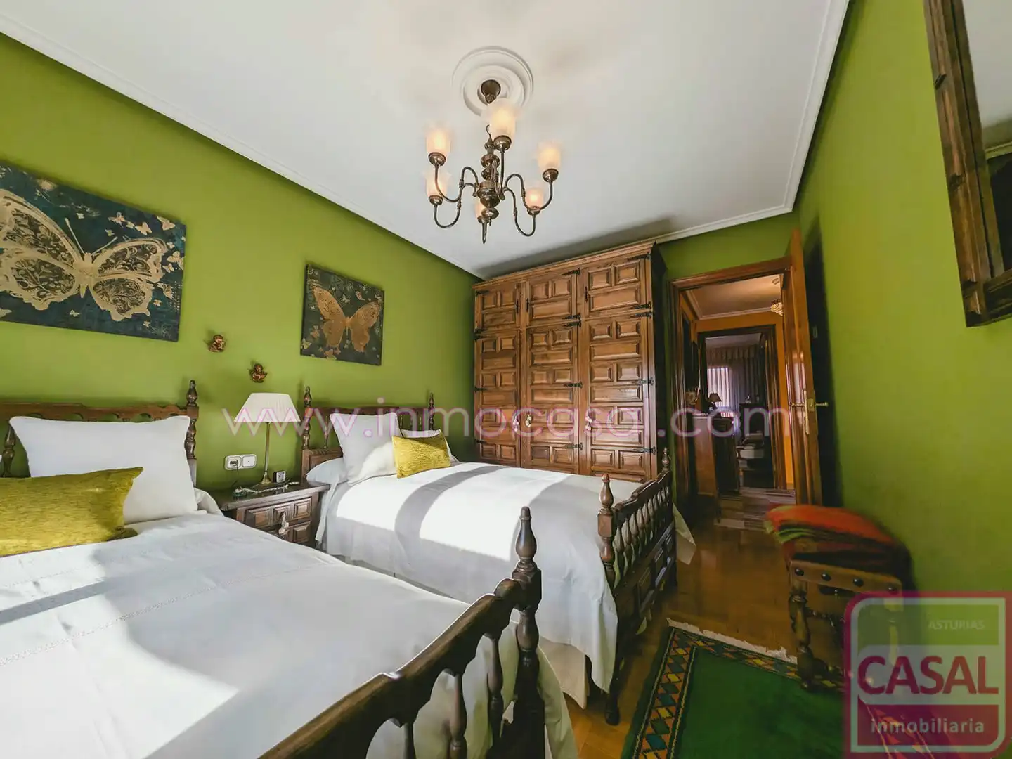 Bedroom of Flat for rent in Avilés  with Heating, Terrace and Storage room