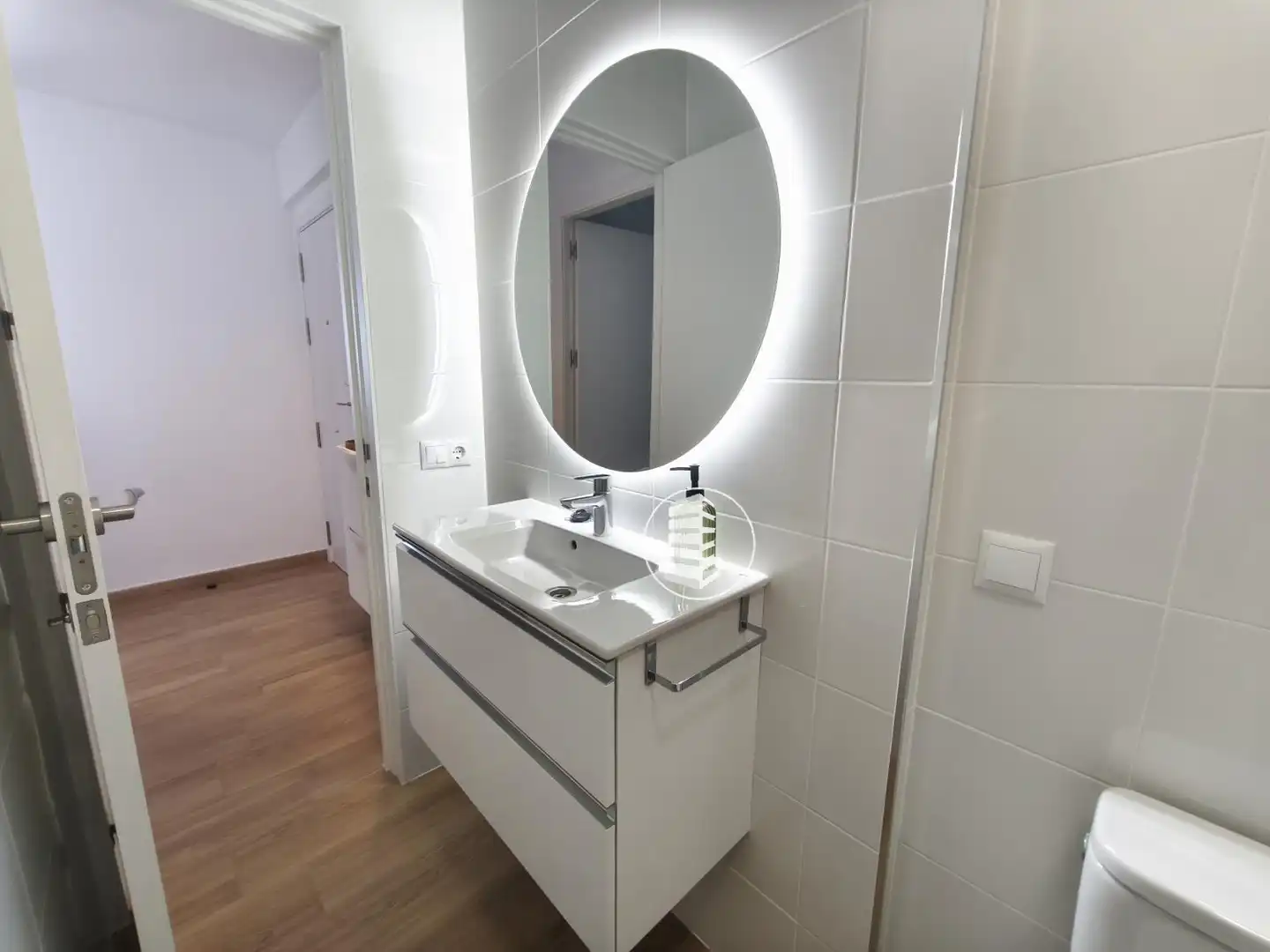 Bany de Apartament de lloguer en El Rosario amb Terrassa i Moblat
