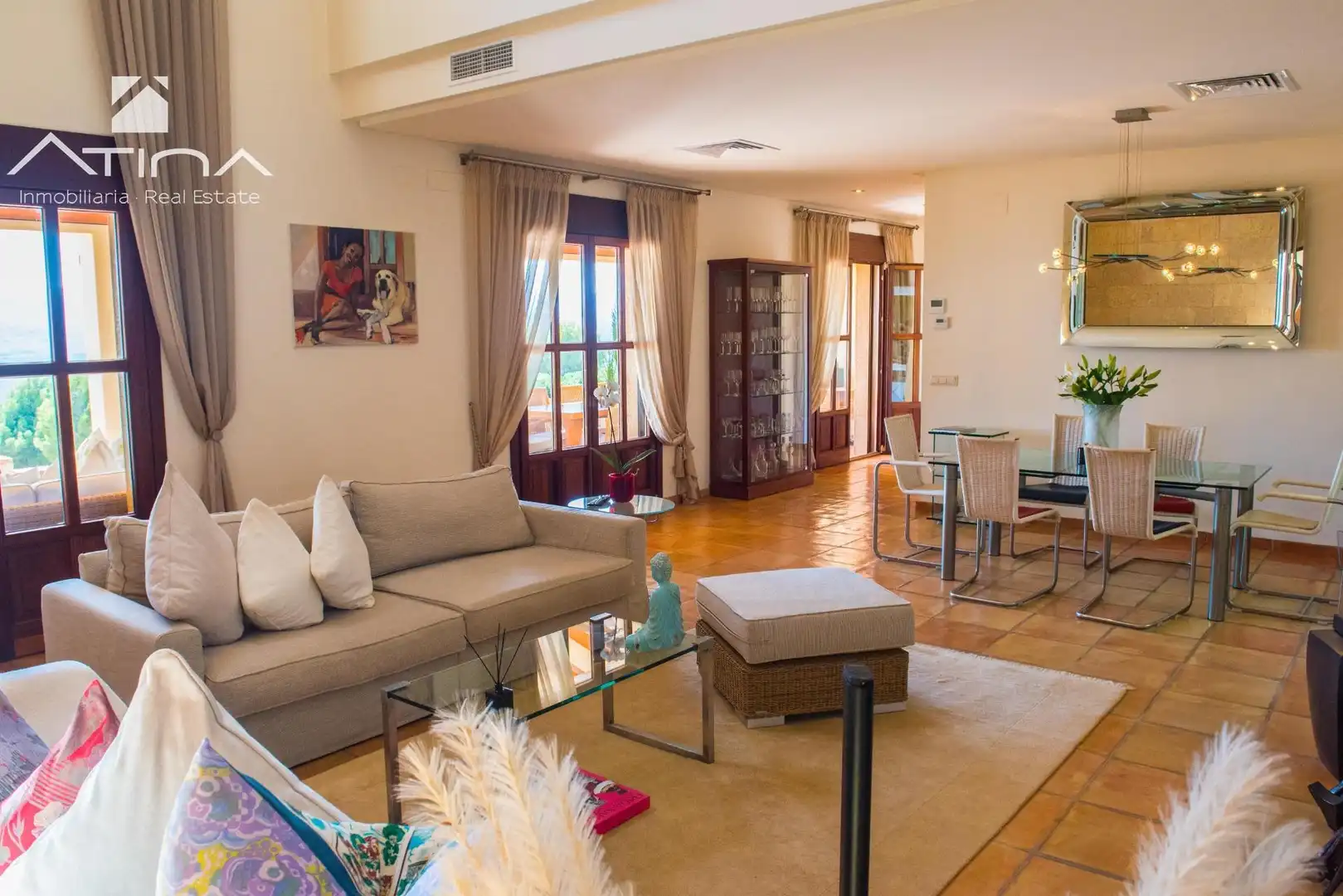 Sala de estar de Casa o chalet en venta en Jávea / Xàbia con Aire acondicionado, Jardín privado y Terraza