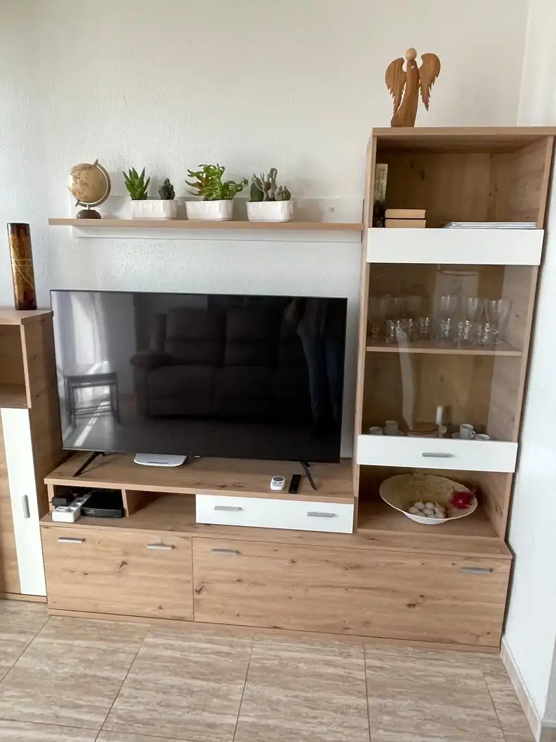 Wohnzimmer von Wohnung zur Miete in Águilas mit Möbliert und Balkon