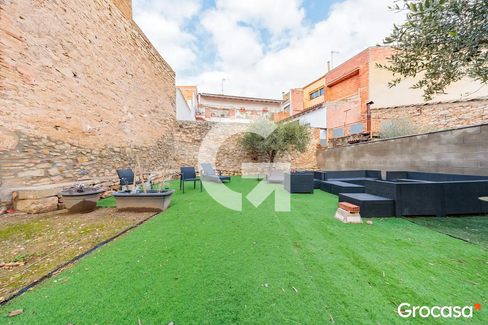 Terrassa de Casa o xalet en venda en Vimbodí i Poblet amb Aire condicionat, Calefacció i Jardí privat