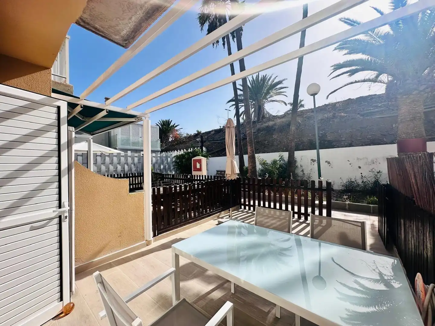 Terrassa de Casa o xalet de lloguer en San Bartolomé de Tirajana amb Aire condicionat, Jardí privat i Terrassa