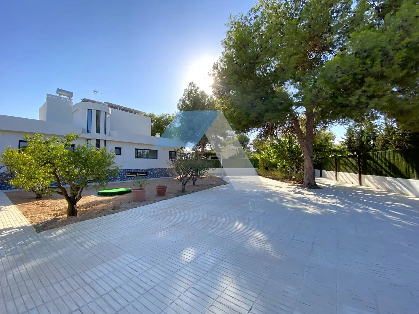 Exterior view of Houses for sale in San Vicente del Raspeig / Sant Vicent del Raspeig  with Private garden, Terrace and Swimming Pool