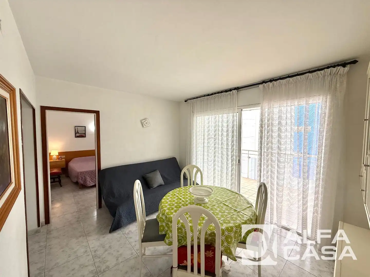 Sala de estar de Piso en venta en Lloret de Mar con Calefacción, Terraza y Piscina