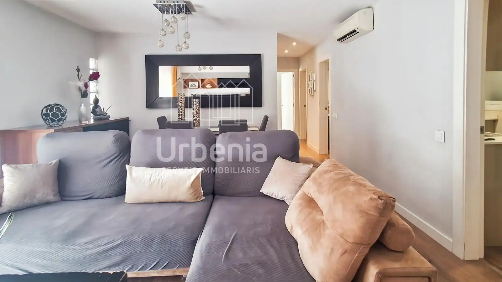 Living room of Flat for sale in Mataró  with Air Conditioner, Heating and Terrace