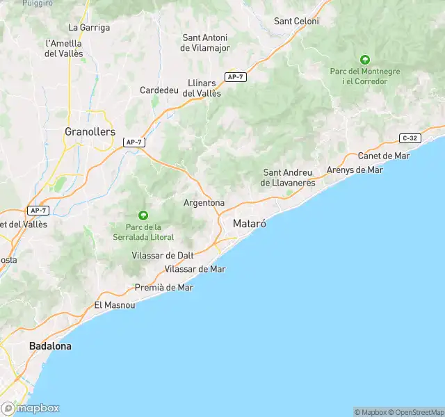 Vista exterior de Piso en venta en Mataró