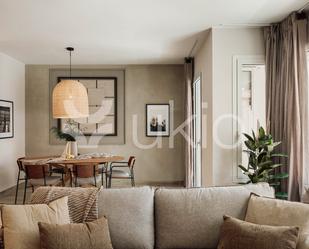 Sala d'estar de Apartament de lloguer en  Barcelona Capital amb Aire condicionat, Calefacció i Terrassa