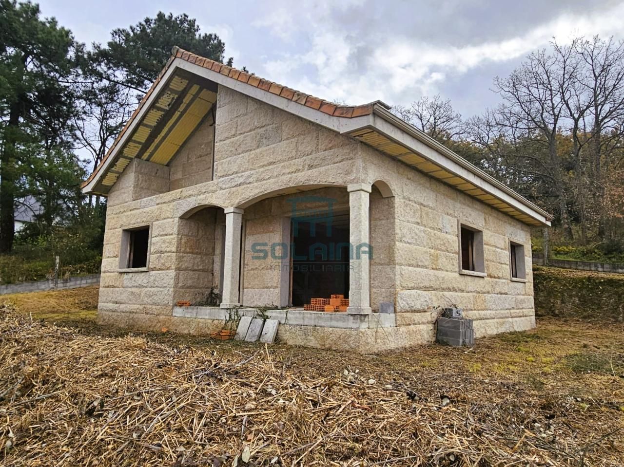 Vista exterior de Casa o xalet en venda en O Pereiro de Aguiar  amb Jardí privat
