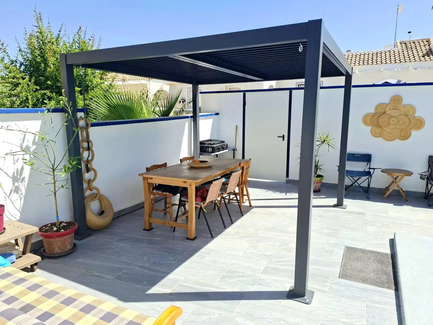 Terraza de Casa adosada en venta en Mazarrón con Aire acondicionado, Calefacción y Terraza