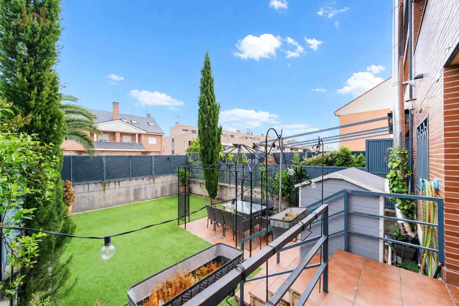 Terrassa de Casa adosada en venda en Valdemoro amb Aire condicionat, Calefacció i Jardí privat