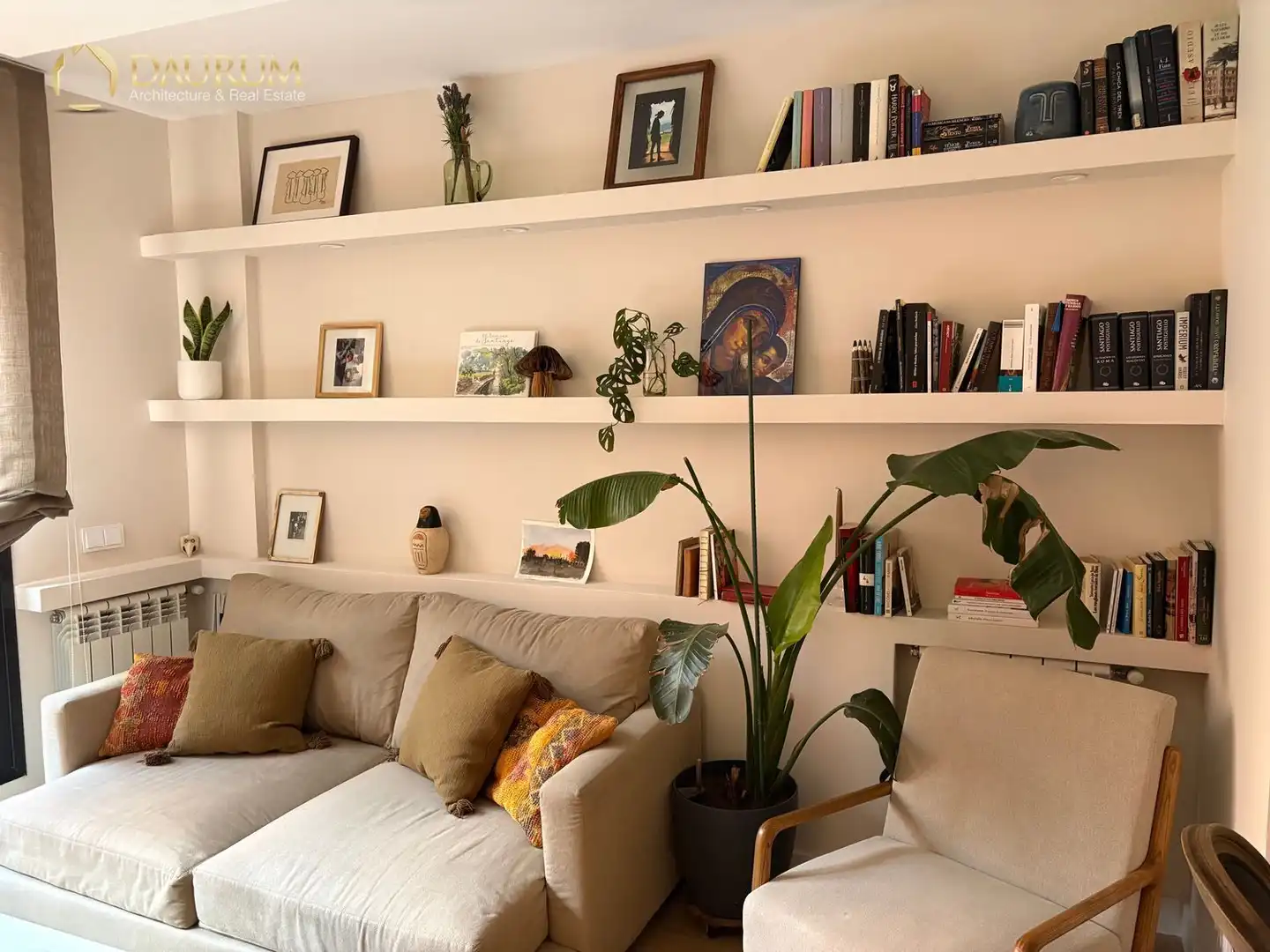 Wohnzimmer von Wohnung zum Verkauf in Madrid mit Klimaanlage, Heizung und Abstellraum