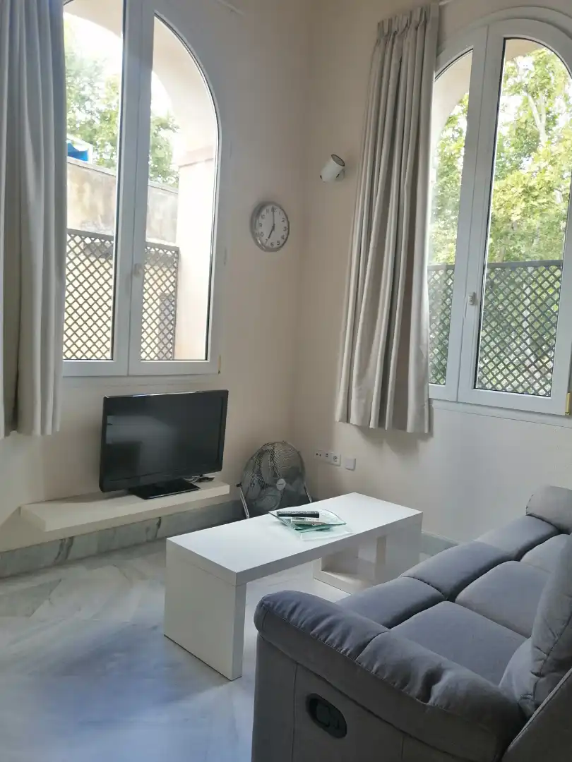 Wohnzimmer von Loft zur Miete in Sevilla mit Klimaanlage, Heizung und Terrasse
