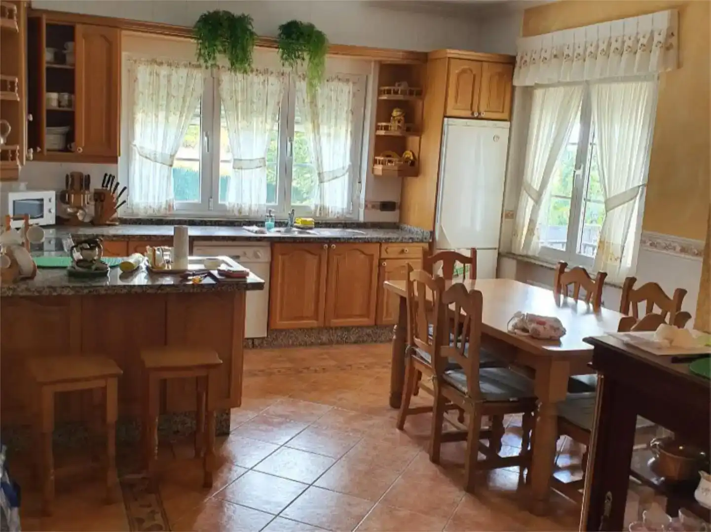 Cocina de Piso en venta en Quintana del Castillo con Jardín privado