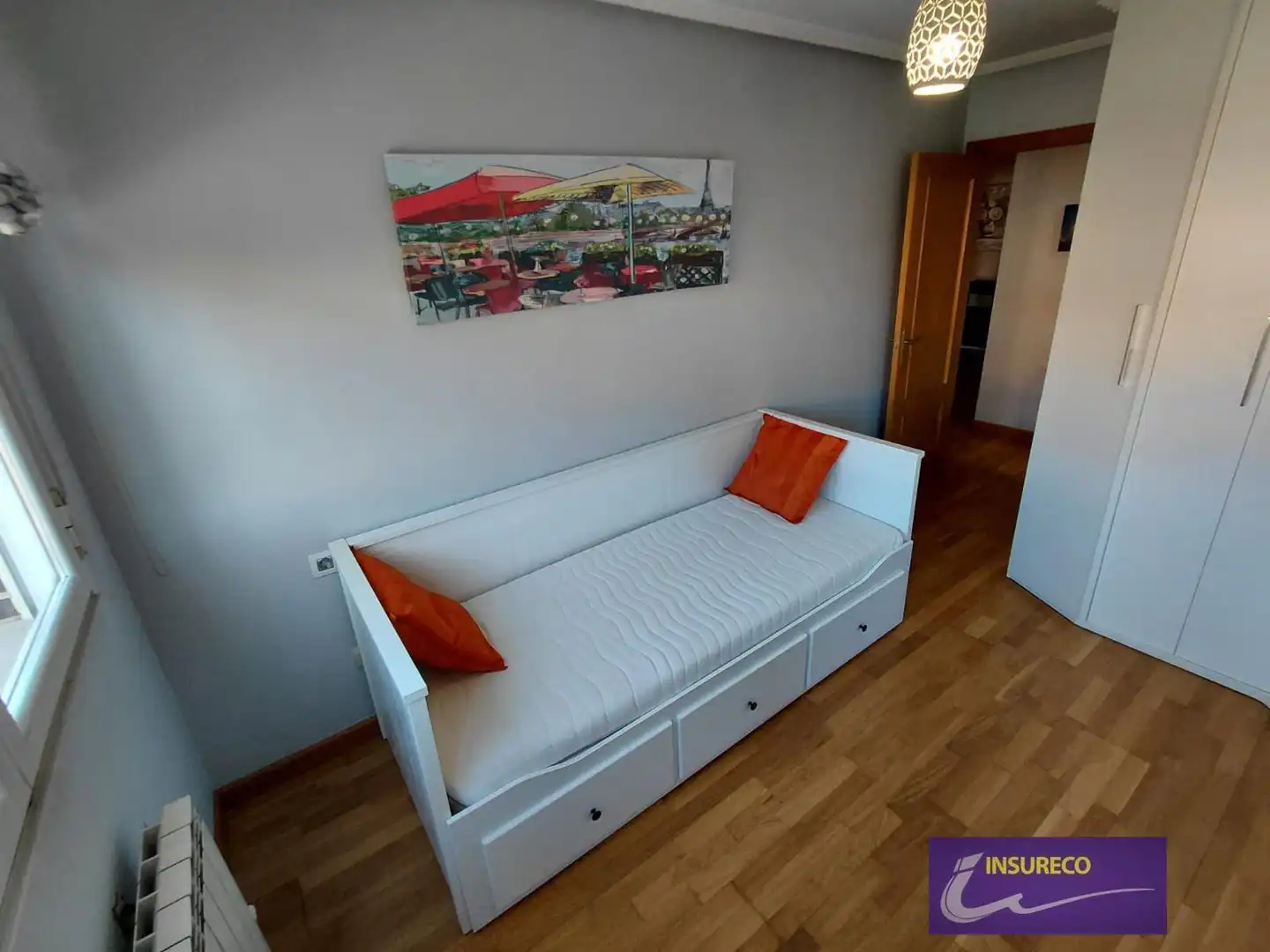 Schlafzimmer von Wohnung zur Miete in León Capital  mit Heizung, Terrasse und Abstellraum