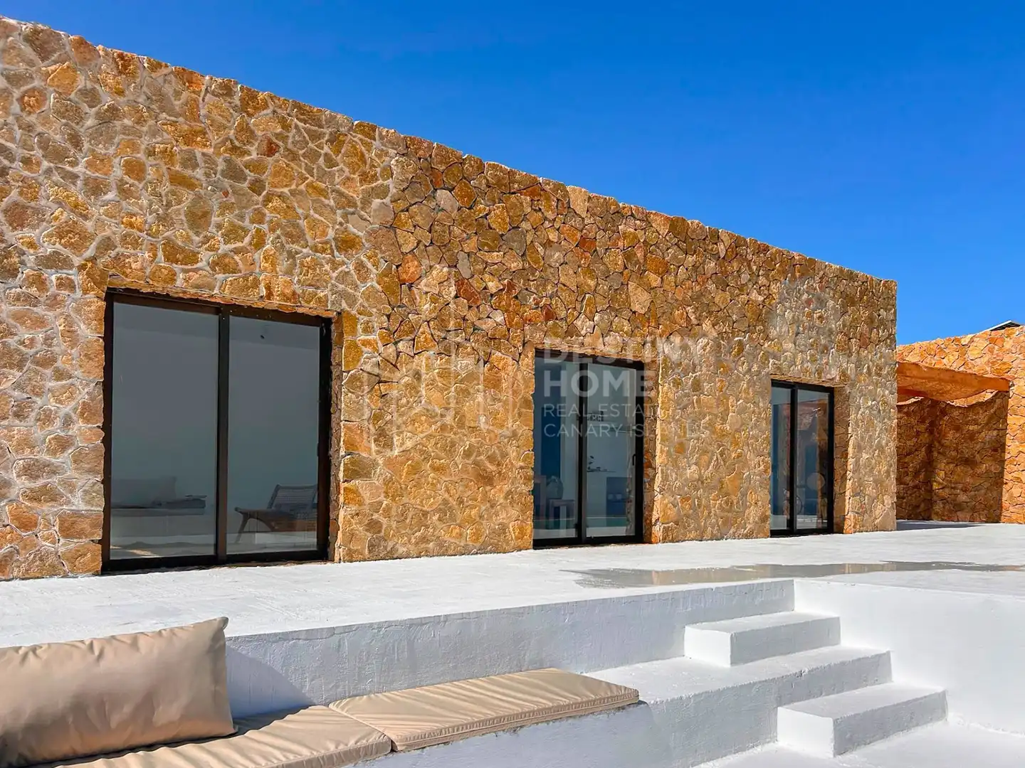 Terraza de Casa o chalet en venta en La Oliva con Jardín privado, Terraza y Piscina
